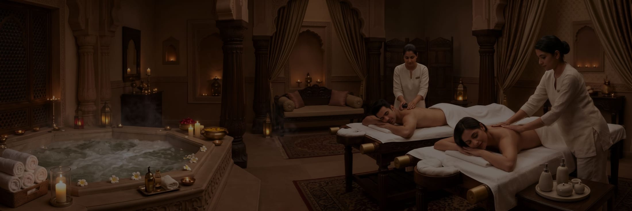 Couples massage suite at LIZA Massage and Spa